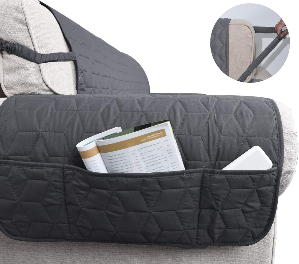 Waterproof Nonslip Recliner Cover Christmas Decor Stay in Place, Dog Couch Recliner Cover Furniture Protector