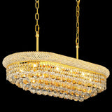 Crystal Chandeliers for Dining Room Light Fixtures Over Table_Modern Crystal Chandeliers for Kitchen Island_9 Lights Empire Style Gold Luxury Lighting Fixtures for Living Room Bar A108-B0DCFYCXS8
