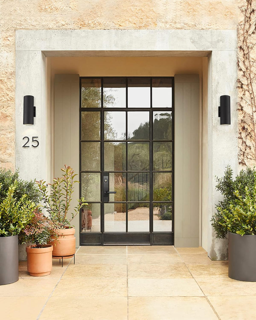 Outdoor Wall Sconce Lights, Black Exterior Lighting Fixtures