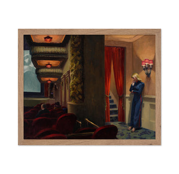 Master Vintage New York Movie Painting Poster - Retro Theater Print - Moody - Loneliness Design - Aesthetic Concept