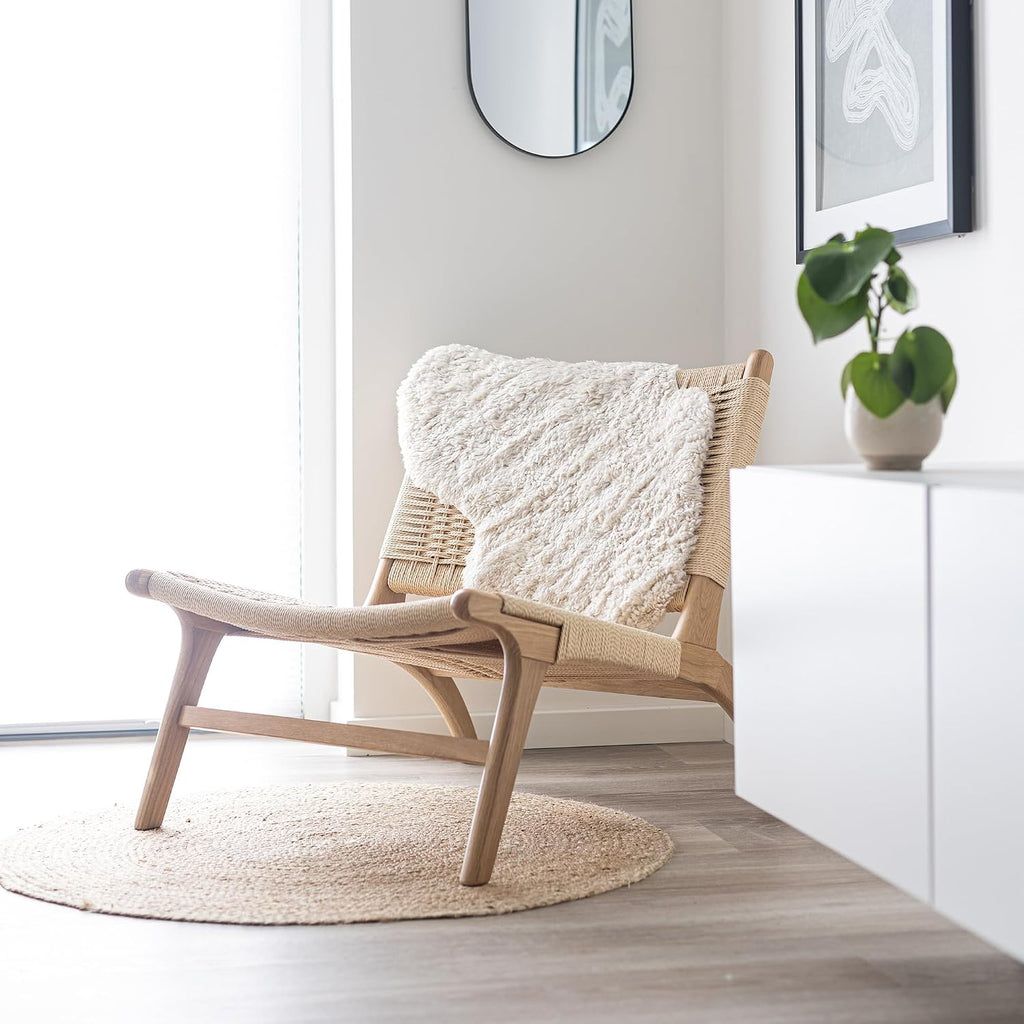 Sheepskin Rug & Chair Pad Short Hair, Beige