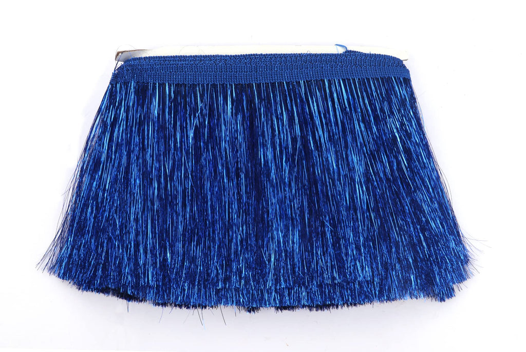 6 Inch Wide Tinsel Fringe Trim Tinsel Garland Dance Costume Trimming Shiny Foil Effect Party Decor Royal 10 Yards