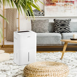 50-Pint Portable Dehumidifier with Pump for Basement, Garage, Living Room, Attic, 115V, with Auto-Shutoff and Timer