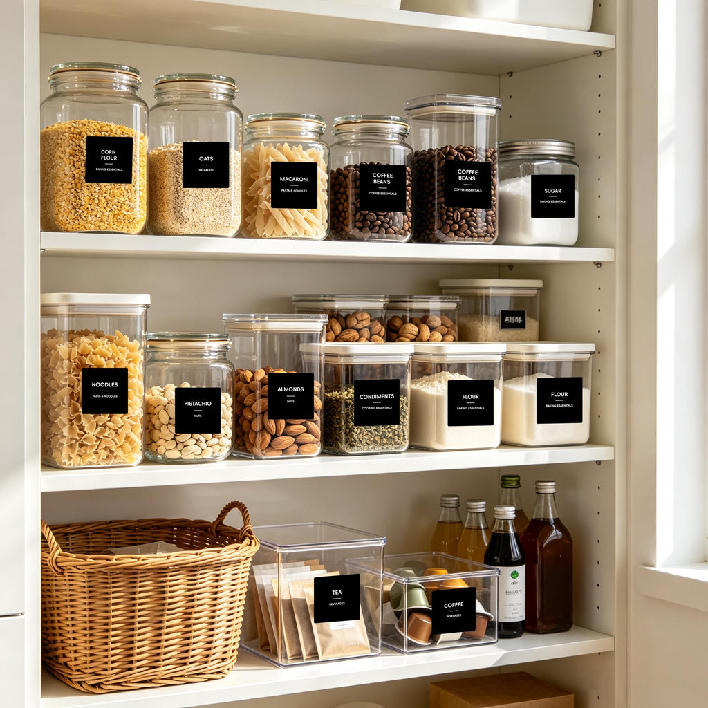 276 Pantry Labels for Food Containers