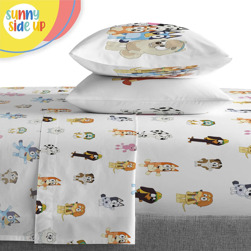 & Friends Full Comforter Set - 7 Piece Kids Bedding Includes Comforter, Sheets & Pillow Cover - Super Soft