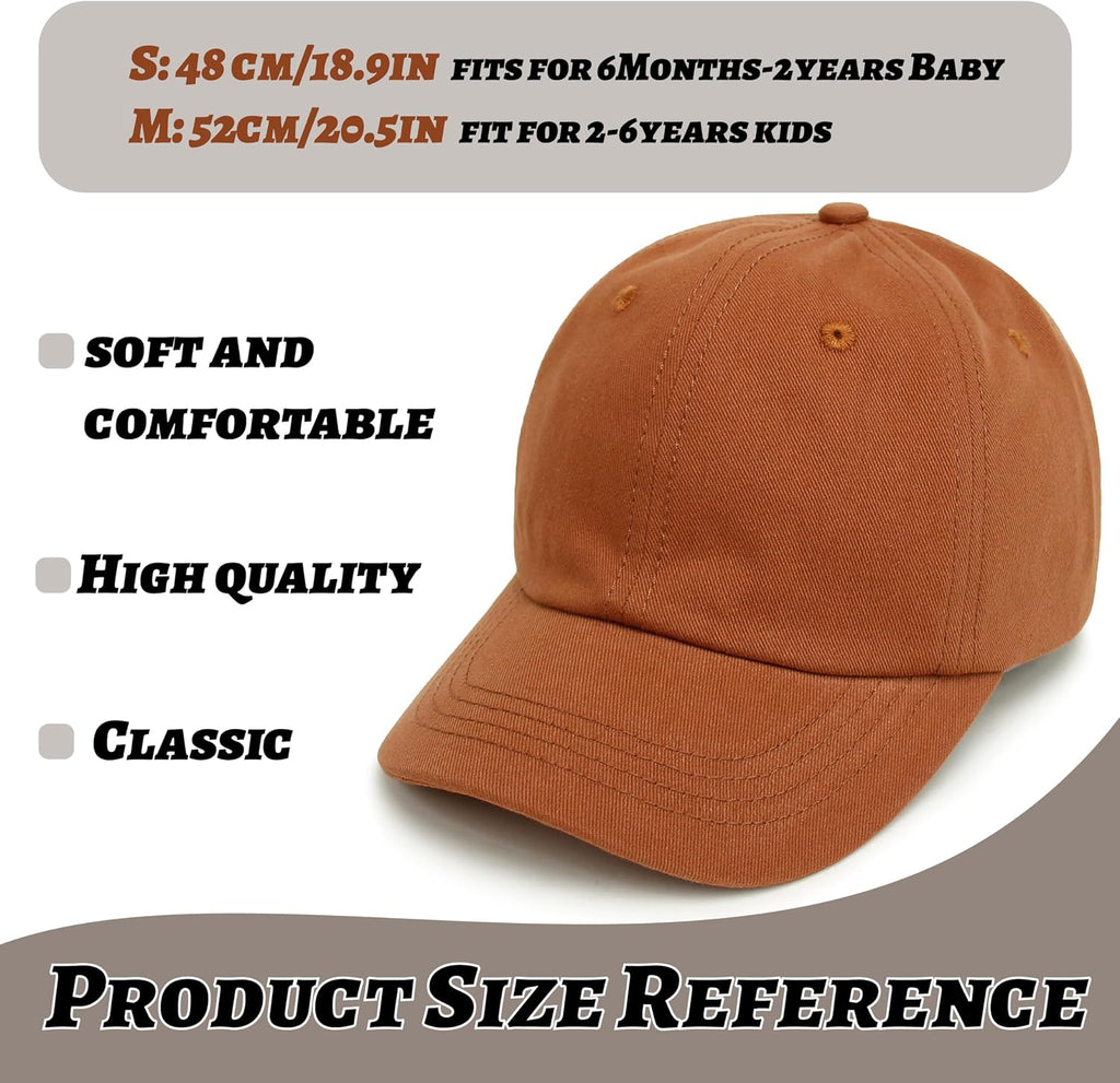 Toddler Boy Baby Girls Baseball Hats Kids Sun Caps for Summer Adjustabl