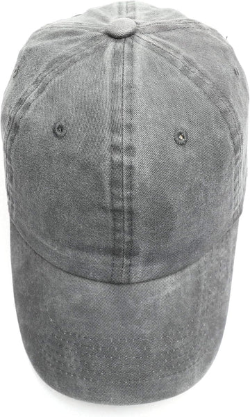 Toddlers Baseball Hat Boys, Kids Distressed-Washed Baseball Cap