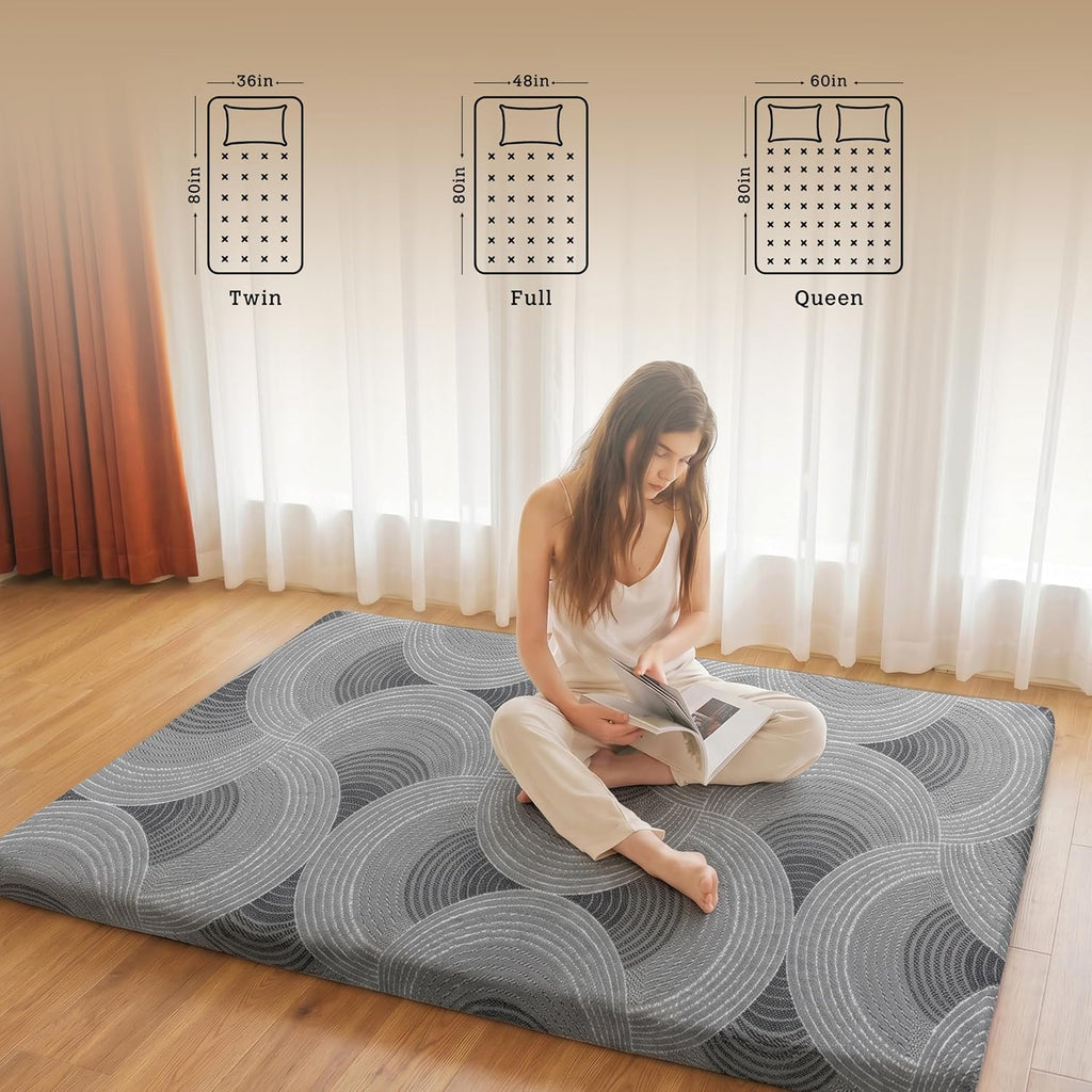 Japanese Floor Mattress, 3.5" Thicken Futon Mattress Tatami Mat