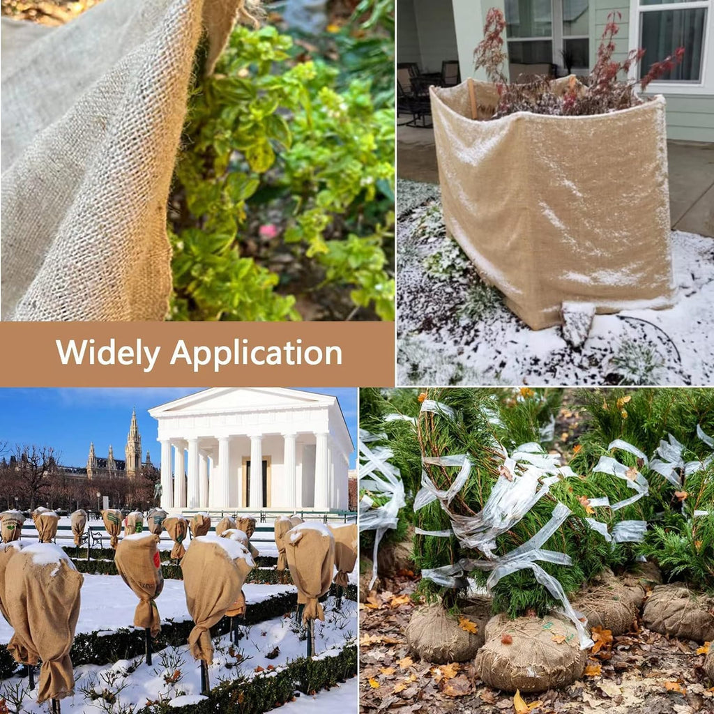 24" Burlap Fabric 10oz Natural - 100% Jute Hessian, Eco-Friendly, Biodegradable, Ideal for Crafts, Weddings, Home