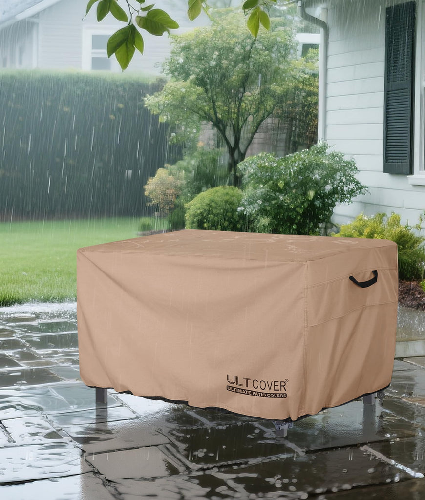 Waterproof Rectangular Gas Fire Pit Table Cover 44x28 inch