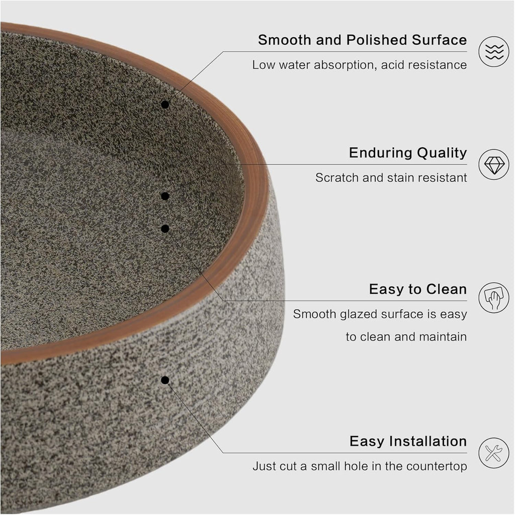 Ceramic Vessel Bathroom Sink Blue Color Rounded Shape Jingdezhen Sinks Above Counter Art Wash Basin For Bar And