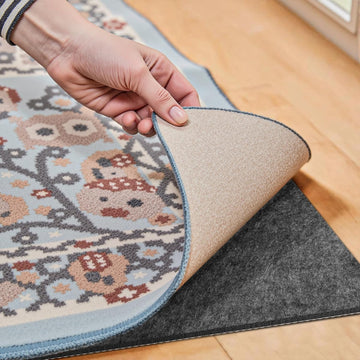 Waterproof Rug Pad, 5x7 Ft Under Area Rug Carpet Pad, Non Slip Rug Pads for All Floors and Hardwood Floors Finishes - Set of 35