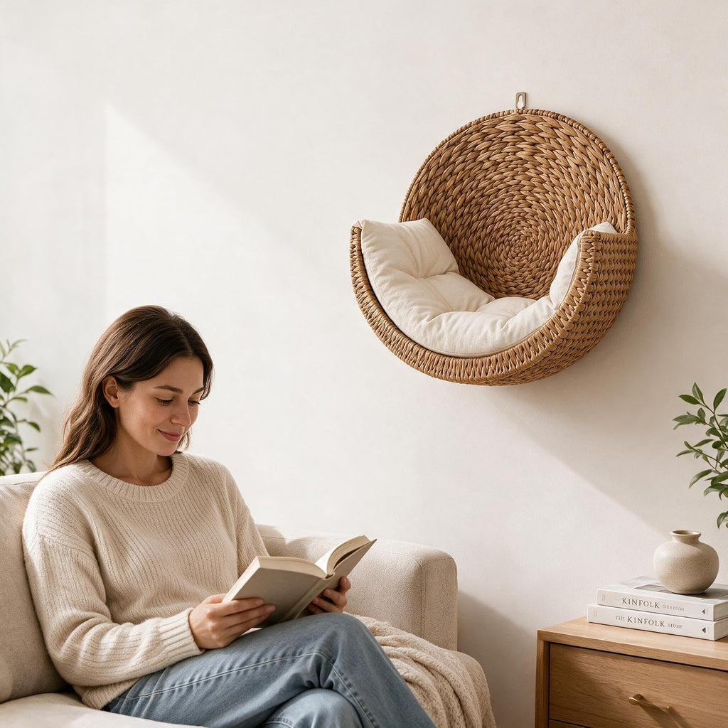 Handwoven Hanging Cat Bed
