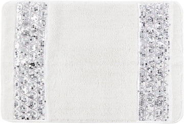 Sinatra Modern Bathroom Rug Classic Luxury Bath Rug Contemporary Decor Stylish Bath Mat for Shower Unique Design