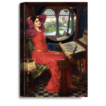 I Am Half-Sick of Shadows by John William Waterhouse, Canvas Print