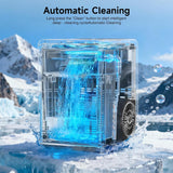 ETL Approval Nugget Ice Maker Countertop, 45Lbs/24H Pebble Ice Maker with Water Tank, Soft Chewable Pellet Ice