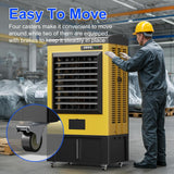 8979CFM Portable Swamp Cooler, Evaporative Air Cooler with 36 Gal Water Tank, Continuous Auto Fill, 3 Speeds