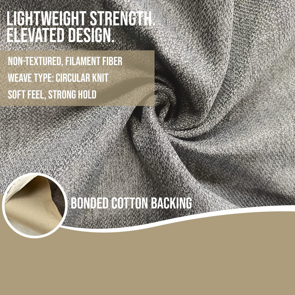 Fabrics Halo Frosted Almond 1 Yard - Stain Resistant, 100% Polyester, Bonded Cotton Backing, 54" Width