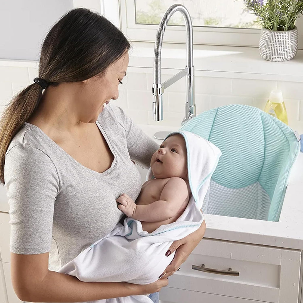 Infant Sink Bather and Soft Newborn Bath Seat for Ages 0-6 Months