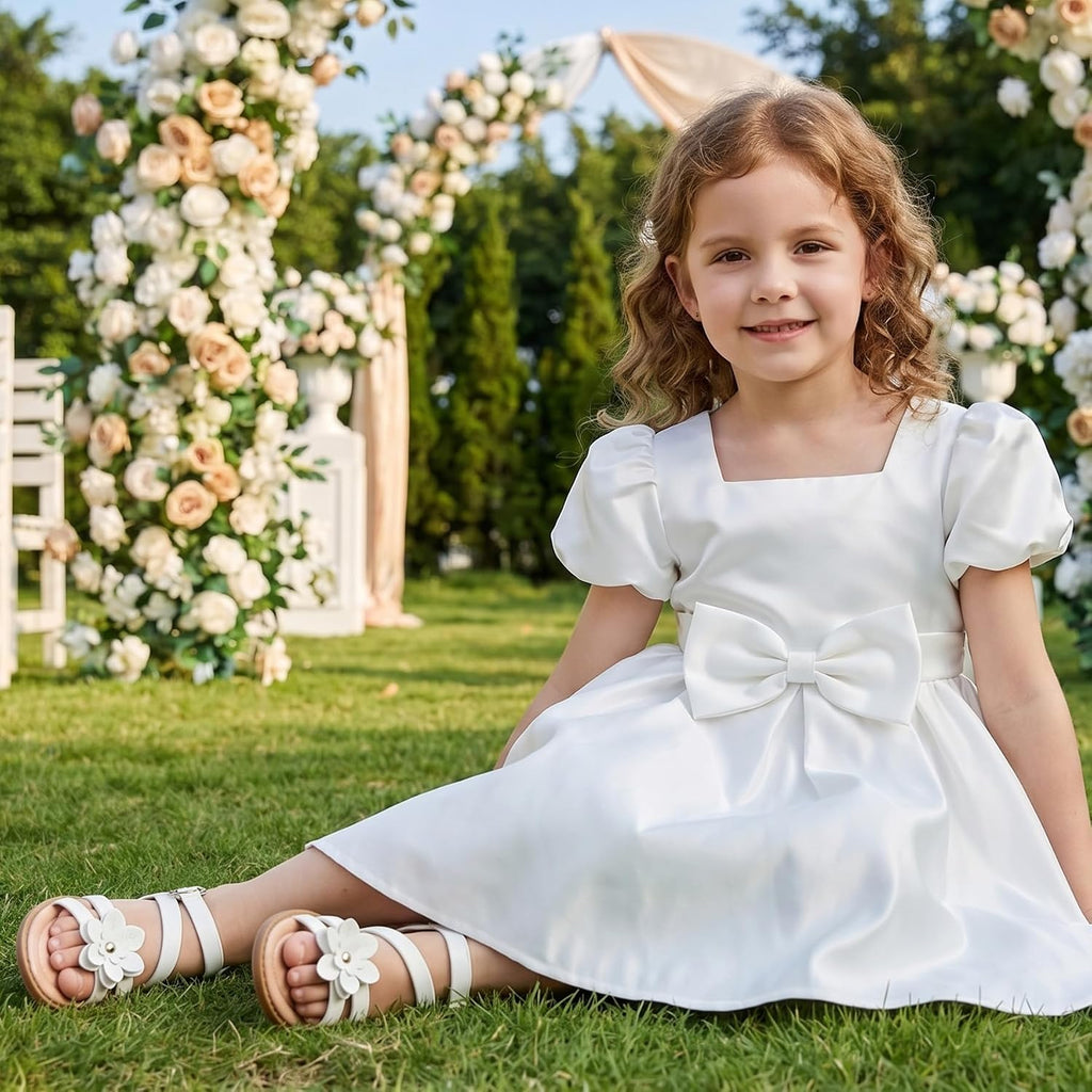 Toddler Girls Sandals Open Toe Dress Sandals for Kids
