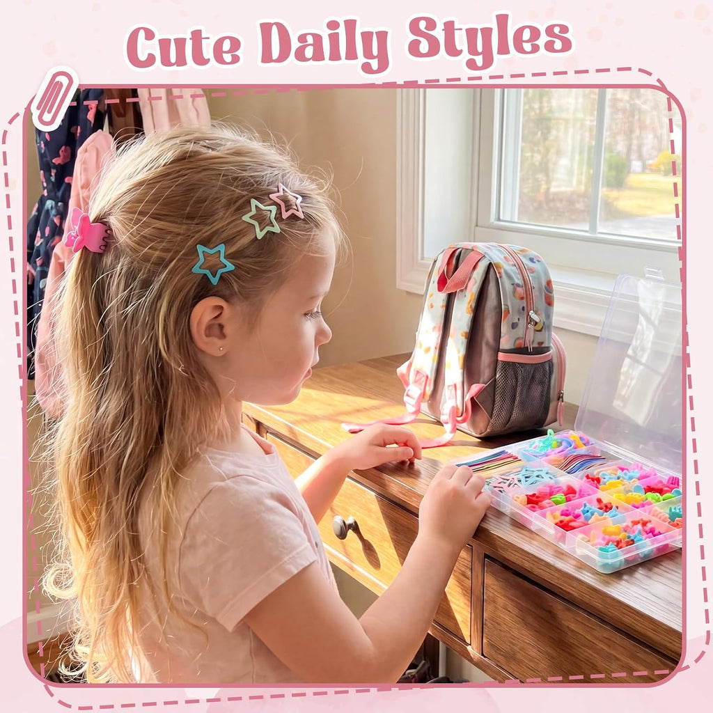 240Pcs Toddler Hair Clips Accessories For Girls Small Barrettes