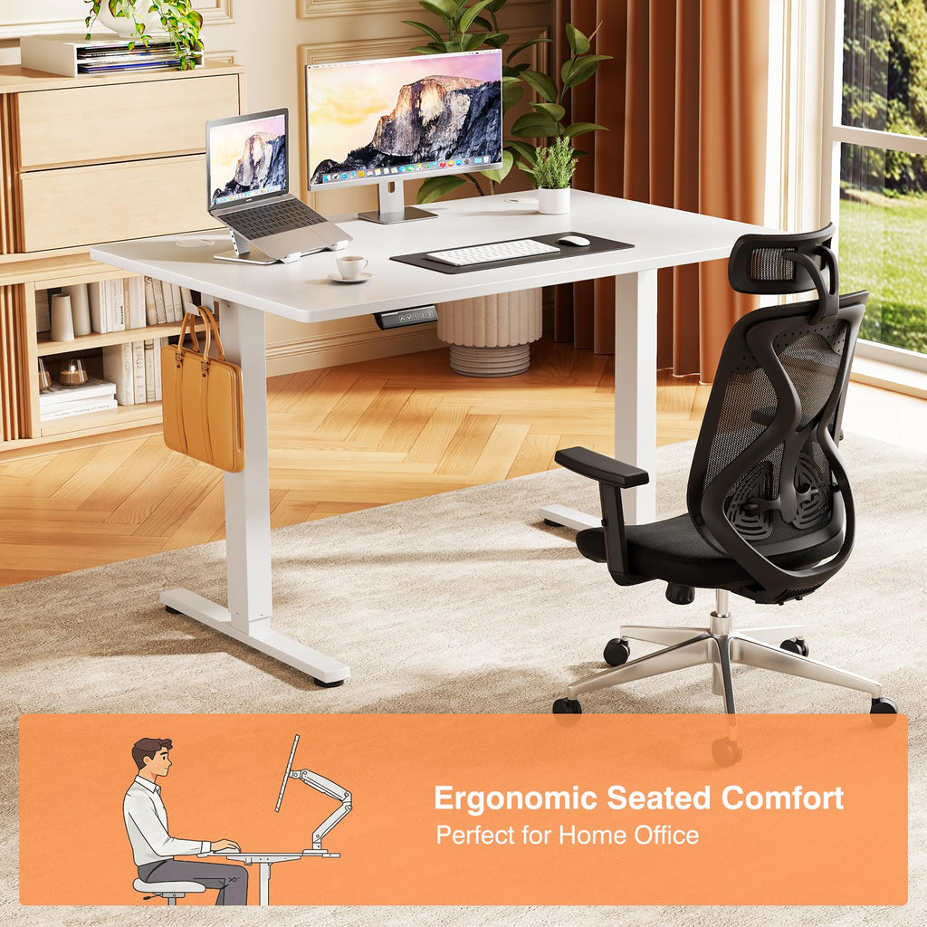 Electric Standing Desk, Computer Desk, 40x24 Inch