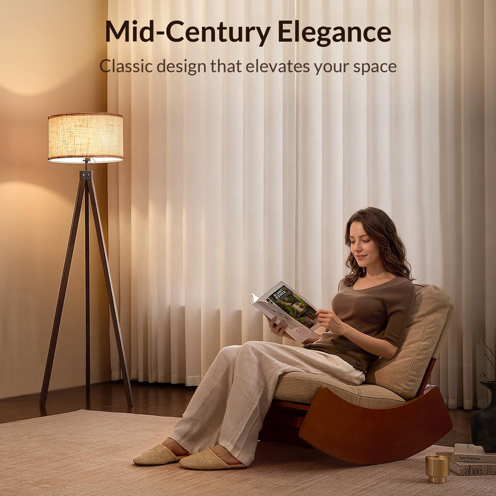 Tripod Floor Lamp Mid Century Modern Standing Lamps