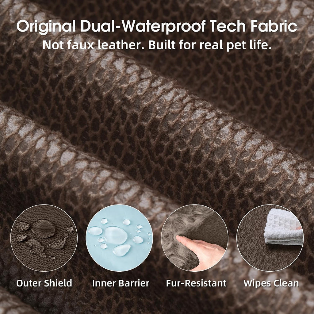 Cooling Gel Memory Foam Orthopedic Dog Bed for Medium Dogs with Arthritis