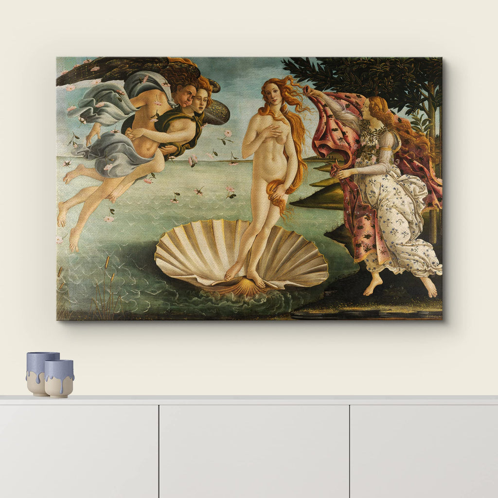 Birth of Venus by Botticelli Giclee Canvas Prints Wrapped Gallery Wall Art | Stretched and Ready to Hang - 16" x 24"
