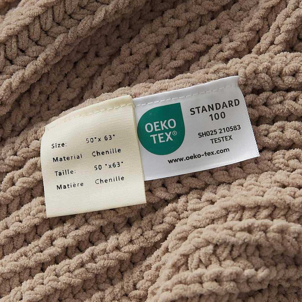 Throw Blanket, Chenille Blanket, 50"*60")