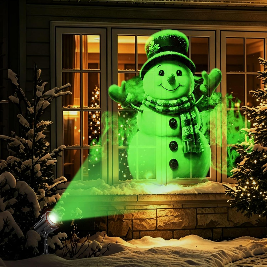 3D Dynamic 12-in-1 Christmas Projector Lights, Outdoor Indoor Holiday Decor