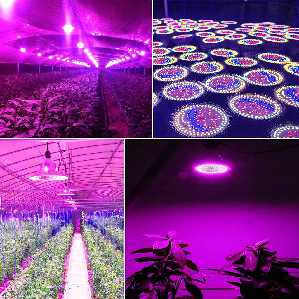 Full Spectrum Plant Light, E27 Grow Bulb for Indoor Plants, Energy-Efficient 2835 LED