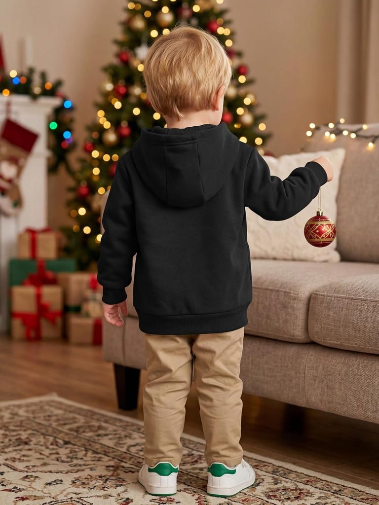 3 Pack Baby and Toddler Boys Half Zip Fleece Hoodie Sweatshirts