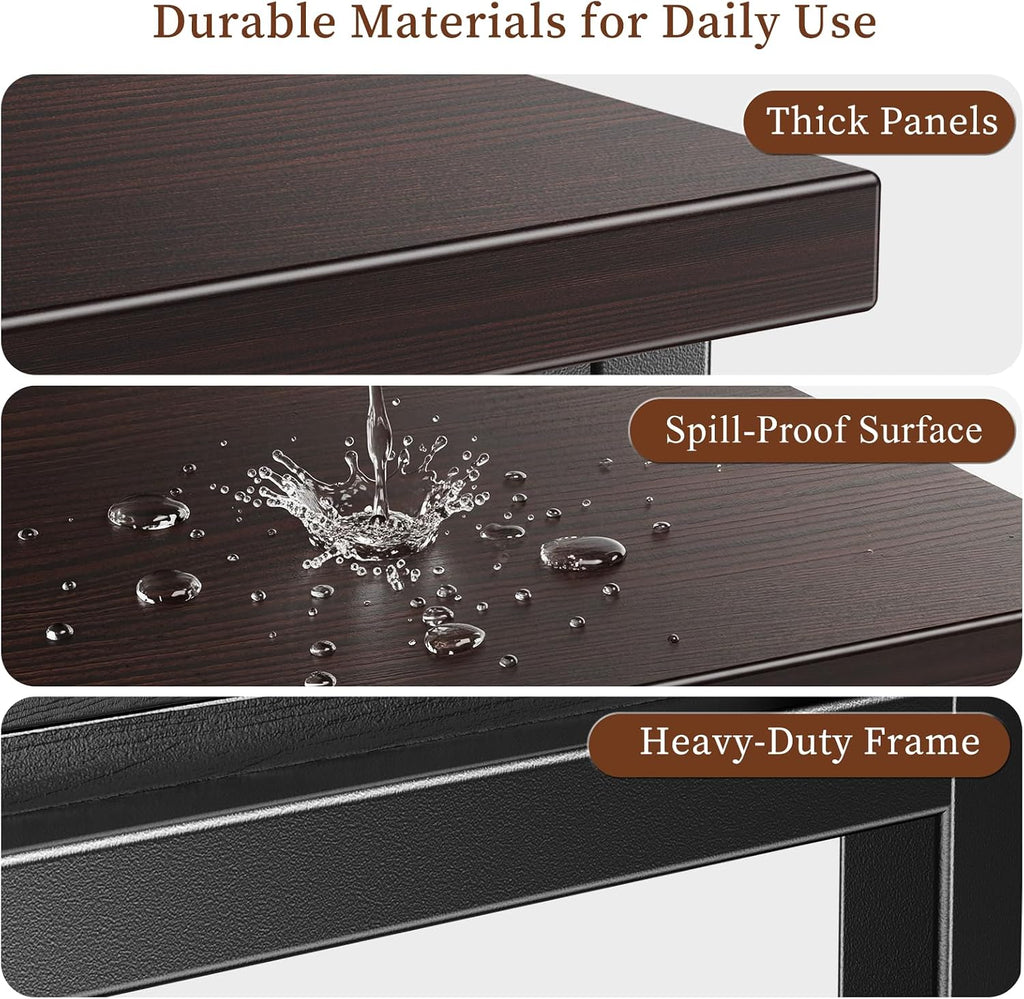 20-29 Gallon Fish Tank Stand with Power Outlet and Slide-Out Shelf