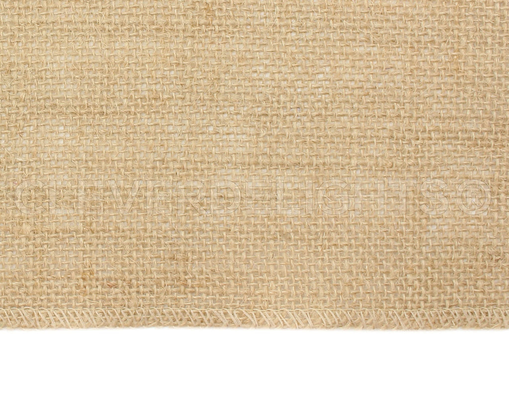 14" Premium Burlap Roll - 10 Yards - No-Fray Finished Edges