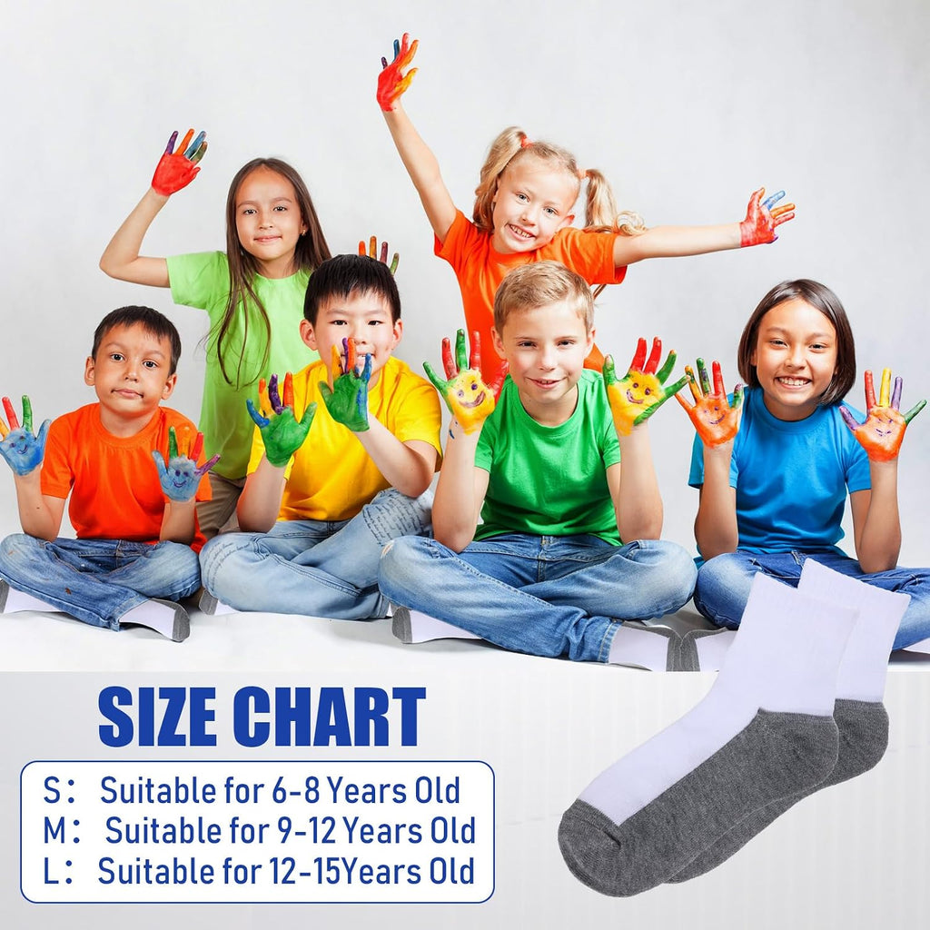 150 Pairs Kids Socks Bulk, Unisex for Boys Girls