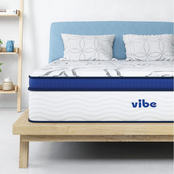 Quilted Hybrid Mattress, 12-Inch Innerspring and Pillow Top Gel Memory Foam Mattress, Fiberglass Free, CertiPUR-US