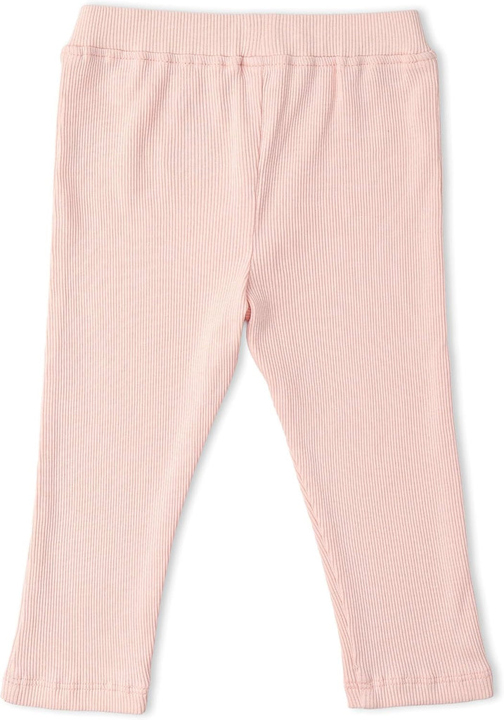 Certified Organic Cotton Spring Summer Top & Bottom Set for Baby & Kids- Blush, 12-18 Months