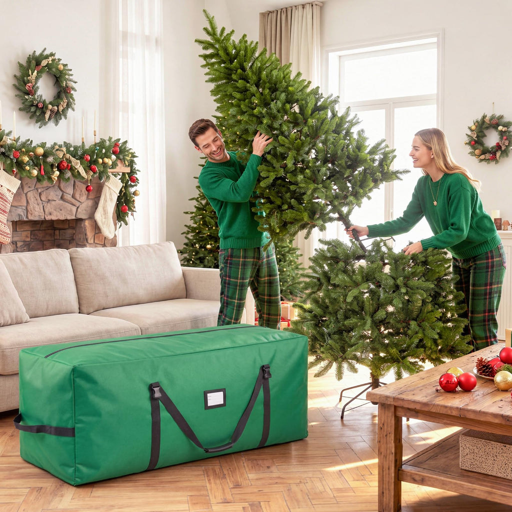 Christmas Tree Storage Bag 7.5 FT, 600D Oxford Tree Storage Box