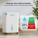80 Pints Dehumidifier with Pump, Energy Star Dehumidifier for Basement Home and Large Room with 6.56 inch Drain Hose