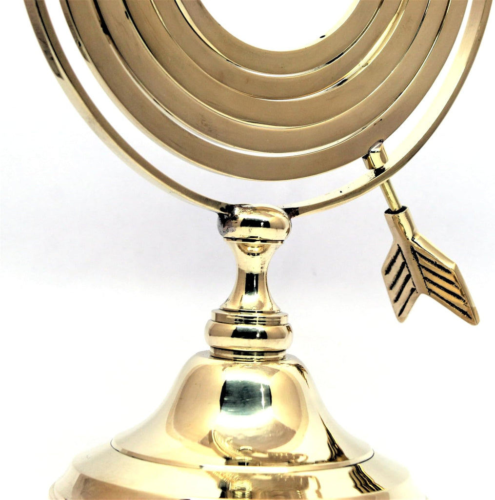 12 inches Large Antique Armillary Sphere Globe Replica, Multicolored