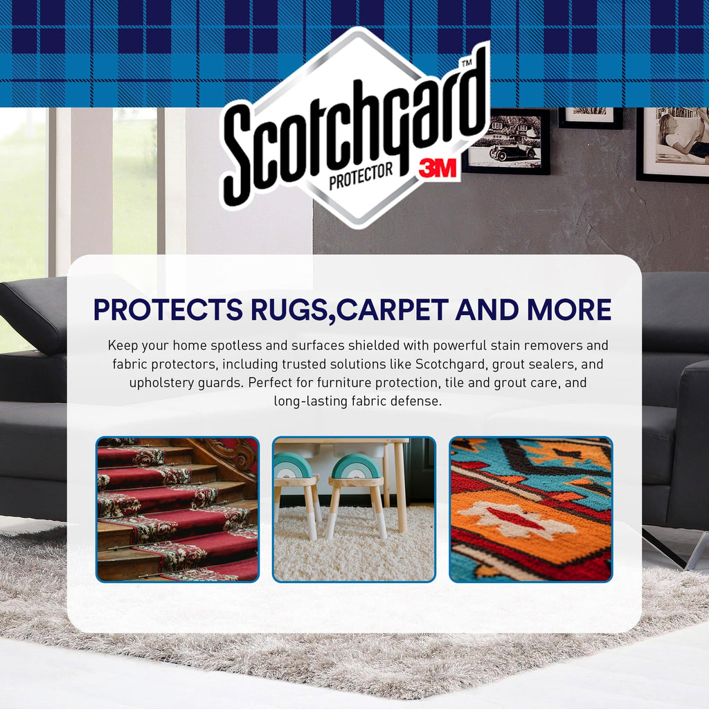 Rug & Carpet Protector Spray, 14 oz (Pack of 4) - Blocks Stains & Resists Soiling, Fabric Stain Protector for Carpets