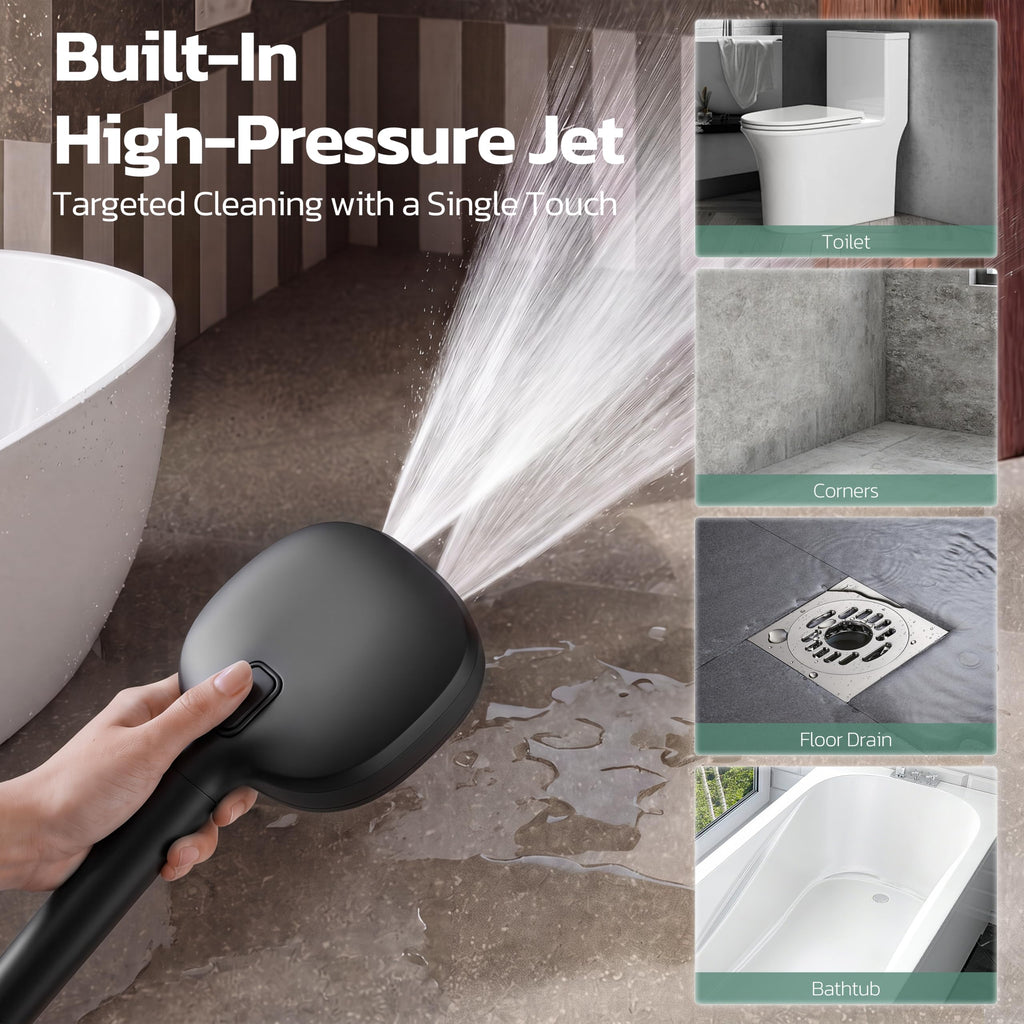 Filtered Shower Head with Handheld, High Pressure 9 Spray Modes