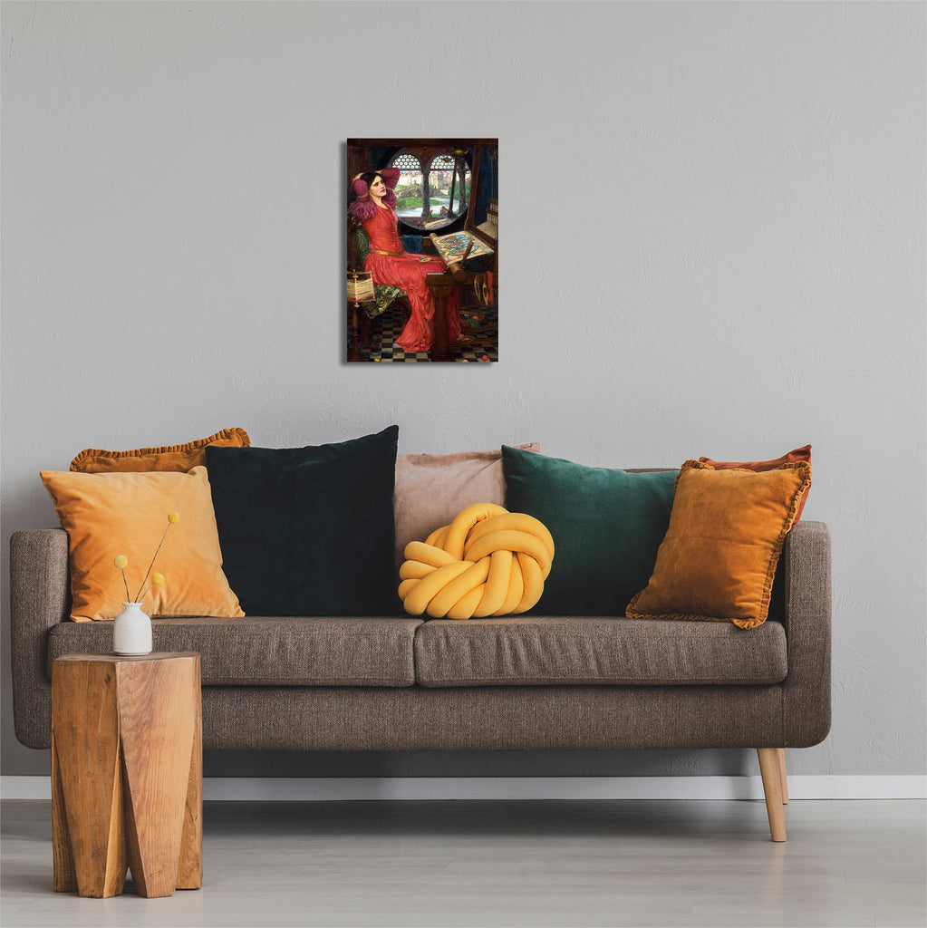 I Am Half-Sick of Shadows by John William Waterhouse, Canvas Print