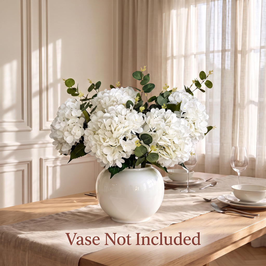 196-Petal Artificial & 9-Branch Eucalyptus Arrangement