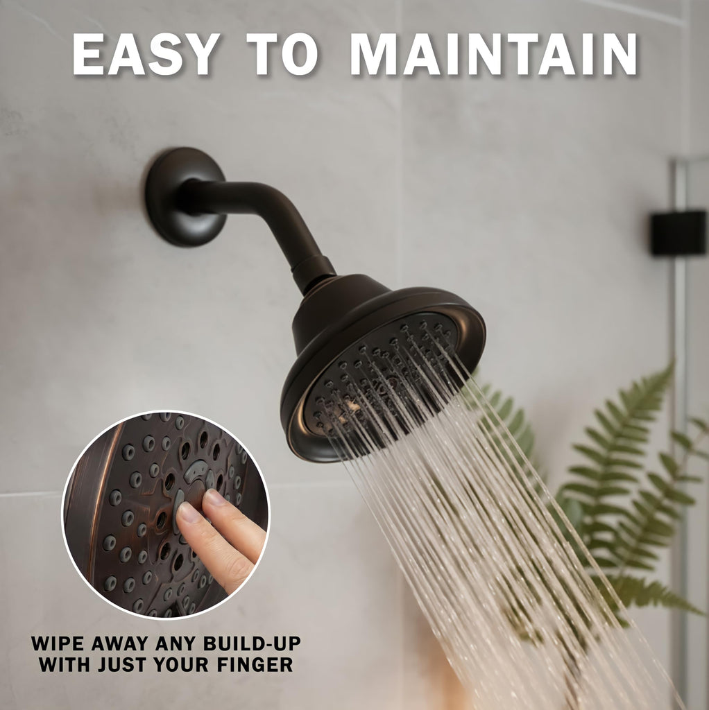 Massage Shower Head With Mist - 1.8 GPM - Oil-Rubbed Bronze