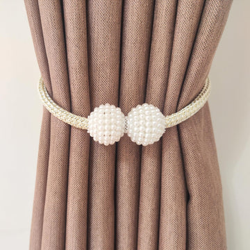6 Curtain Tiebacks Holdbacks Magnetic Buckle Woven Tie Hold Back Clips Rope Holder Tieback Holdback Curtains
