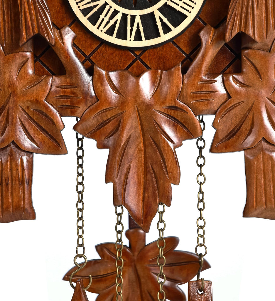 Cuckoo Clock, Hand-Carved Wooden Antique Clock for Wall 11.1"x25.8"