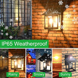 2 Pack Solar Wall Lanterns Outdoor with 3 Modes, Dusk to Dawn Motion Sensor LED Sconce Lights IP65 Waterproof