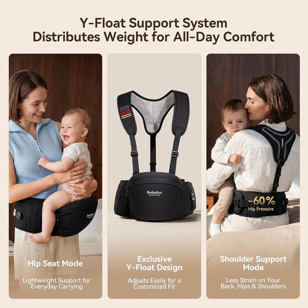 Hip Seat Carrier, Forward Facing Ergonomic Carrier for Infant